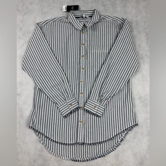 Tops - Next Size 14 Blue And White Stripey Shirt Tassles BRAND NEW WITH TAGS